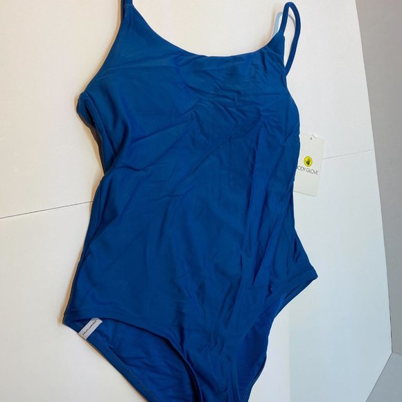 NWT Body Glove Blue Classic Simple One Piece swimsuit - Picture 3 of 6